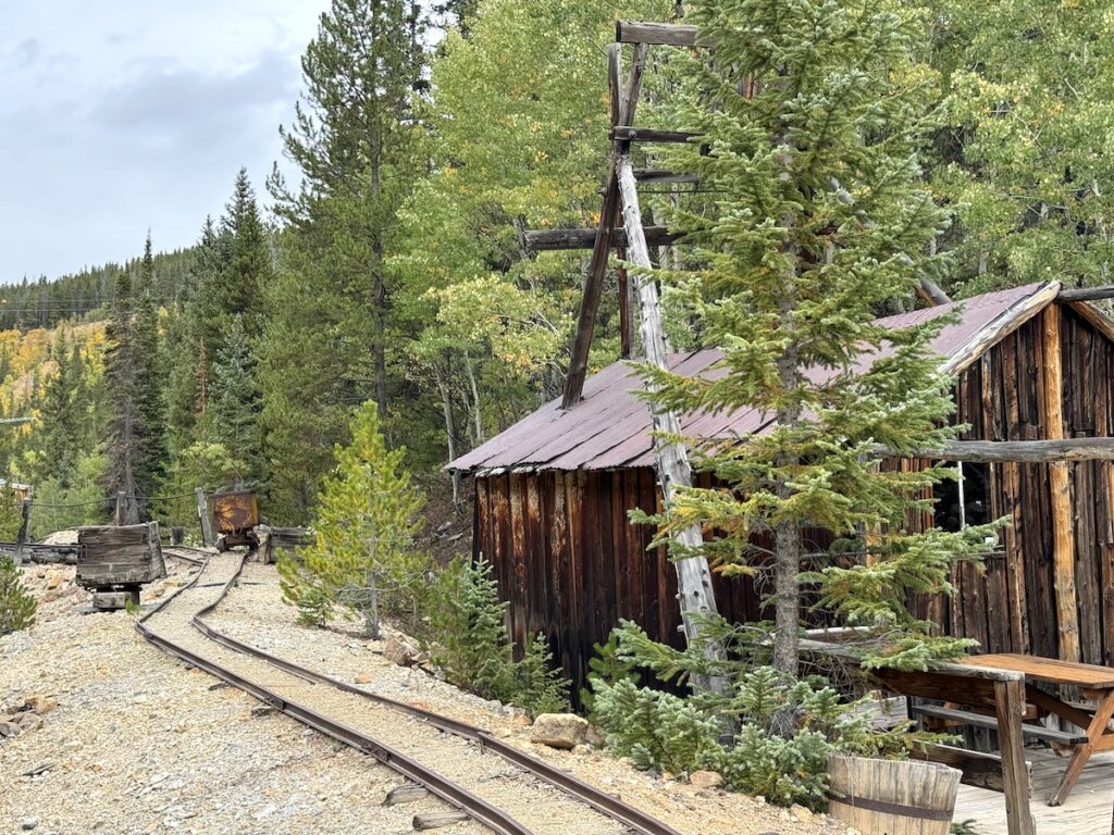 historic mining site Breckenridge History Washington Mine and Milling Exhibit Colorado