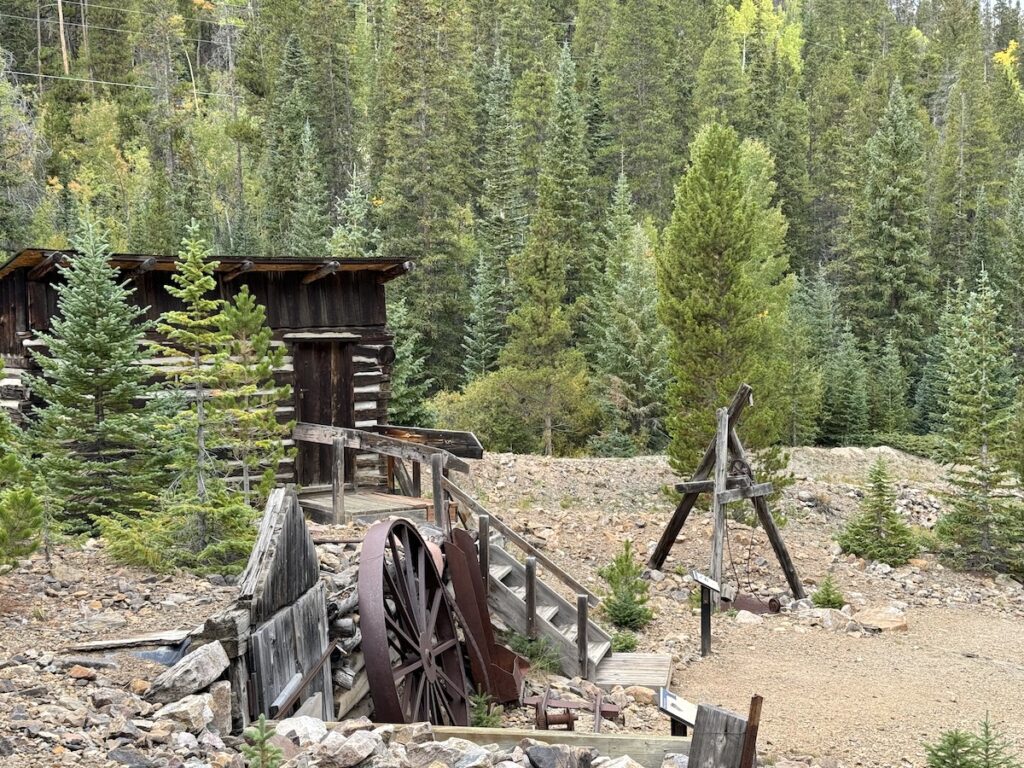 mining remains historic mining site Breckenridge History Washington Mine and Milling Exhibit Colorado