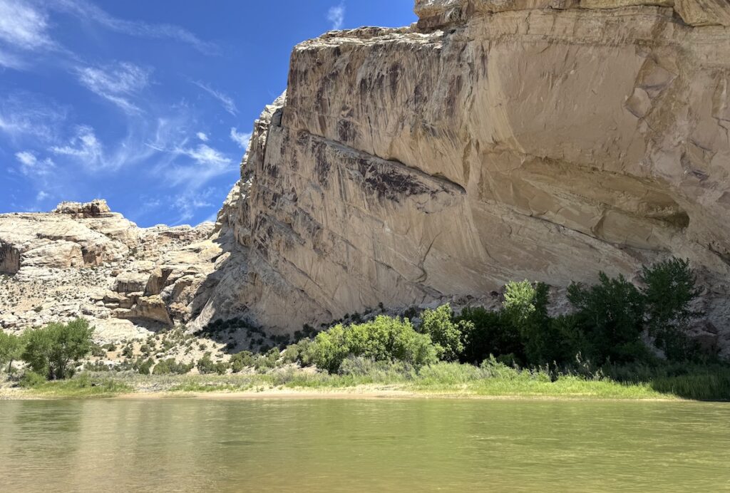 split mountain beach green river dinosaur national monument utah