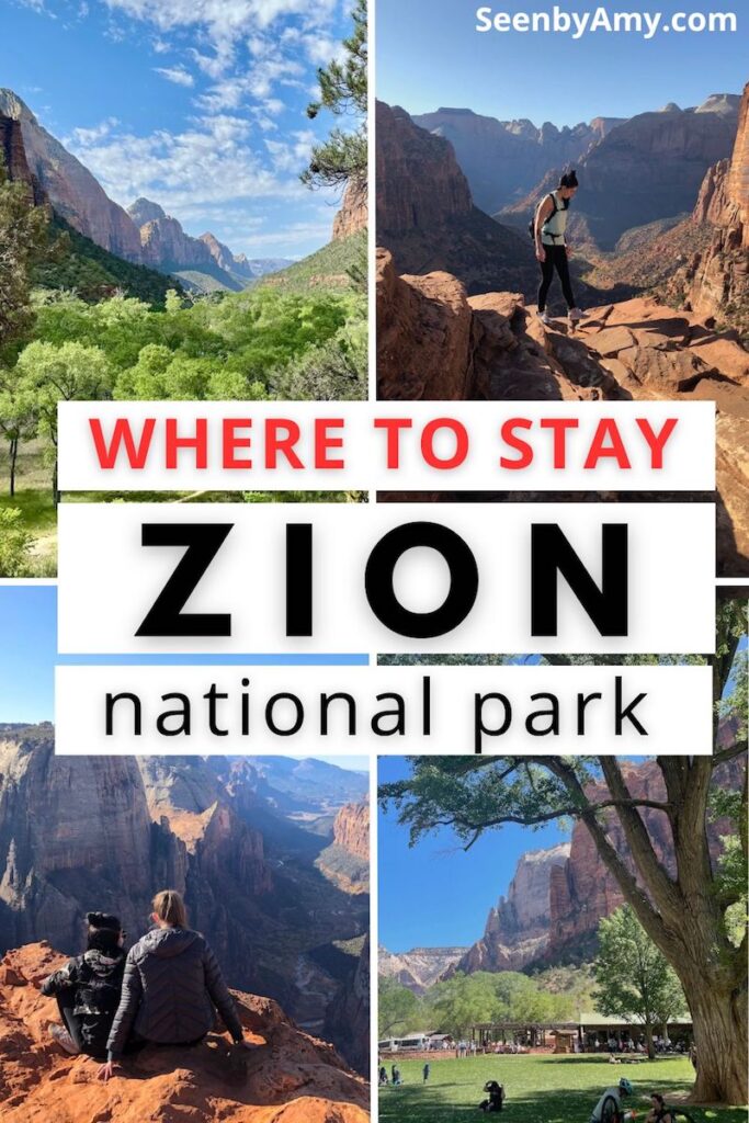 where to stay zion national park