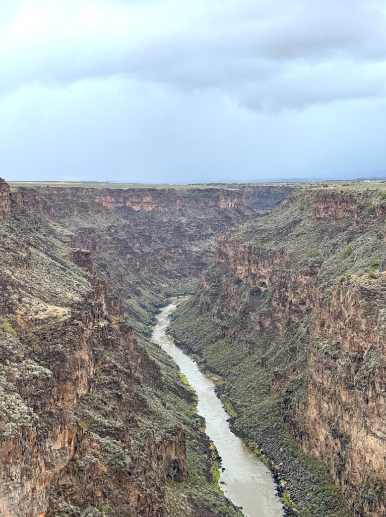 Rio Grande Gorge Bridge viewpoint taos new mexico