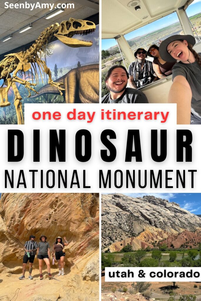 one day in dinosaur national monument itinerary utah and colorado