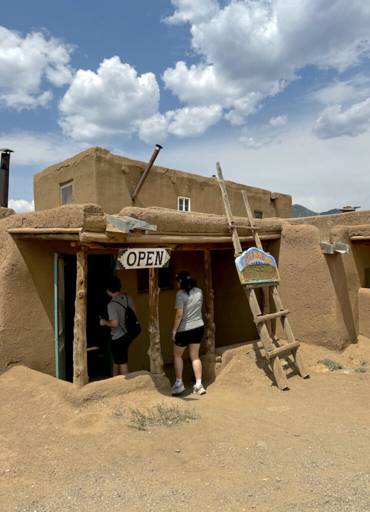 shopping in historic taos village taos pueblo new mexico