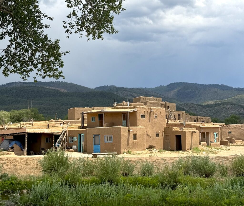 taos pueblo historic adobe buildings taos new mexico