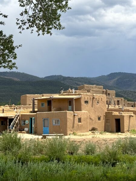 taos pueblo historic adobe buildings taos new mexico